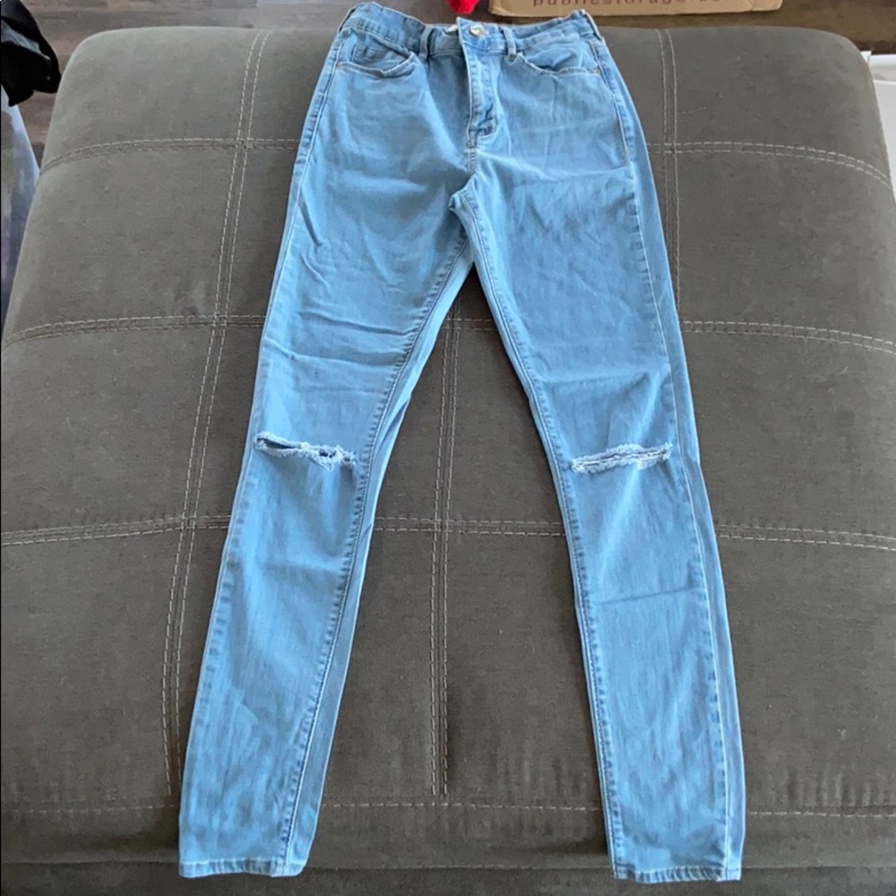 PacSun Bullhead super high rise skinniest size 25